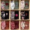 Viola Design 6ps Bottle regalo Floral Solid Cotton Socks Set set di perni a clip gemelli Hanky Men Fette Wedding Party Daily Cravat Accessorio Cravat 240412