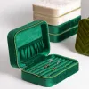 Fälle Make -up Bag Jewlery Box Velvet Ring Storage Box Ring Box Earnail Aufbewahrungsbox Make -up -Koffer Frauen Tasche