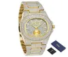 Fashion Gold Out Watch Men Diamond Hip Hop Mens Watches Top Brand Luxury Quartz Clock Reloj Hombre Relogio Montre Homme X06257747367