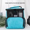 Sacs de rangement Fashion Cosmetic Souchant Breathable Travel Sac Mesh Design Men Femmes Femmes Portable Business Handbag Organisation