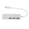 2024 Typ C till RJ45 USB2.0 Nätverkskort med nav Typec 100m nätverkskort USB-C till navadapter Support Win XP / 7/8 / OS X NEWFOR Typ C USB Hub Adapter