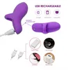 Fingervibrator, kulvibrator G-Spot Finger Vibrator, Finger Massager Masturbator Vagina Stimulator med 9 lägen, dildo sexleksaker för kvinnor