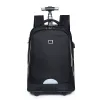 Luggage TRAVEL TALE 20" Inch Carry On Lazy School Rolling Trolly Bag Travel Backpack Luggage With Wheels