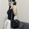 designer luxury bag Chanells leather vegetable basket casual versatile shoulder crossbody tote womens fashionable diamond grid handbag