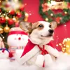 犬アパレルクリスマスケープ面白い服クリスマス服暖かい子犬ファッションスカーフマントのプロップ装飾ショール