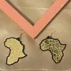 خريطة إفريقيا الأخرى قطب الخريطة خريطة أكريليك خريطة تتدفق مبالغ فيه مبالغ فيها مجوهرات حلق في السمك لعيد ميلاد الحفلة 240419
