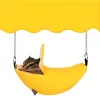 Forniture animali design per compagno di banana criceto di ratto di ratto casa gabbia casa criceto hough hough hough hammock