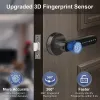 Управление отпечатком пальца с дверной блокировкой с помощью клавиатуры Smart Door Lock для спальни Электронный замок с заблокированным приложением для пас -кодов для внутренних дверей