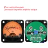 Amplifier ZV04 45mm With Drive VU Meter With Warm Yellow Backlight Sound Pressure Meter+VU Level Audio Meter Driver Board DC/AC 612V