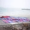 Microvezel strandhanddoek zand gratis draagbaar zwembad met tas voor volwassenen meisjes vrouwen 31x63 inch 240422