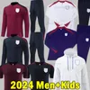 2024 Engeland voetbalsets 24 25 Trench jas jas tracksuits lange mouw een trenchcoat met een hoed trainingspak half trek cagoule jas volwassen kindervoetbal shirts