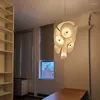 Lampadiers Designer italiano Altoparlante lampadario soggiorno Villa Staircase Bar Abbigliamento Lampada di vetro Decorazioni per interni Luci
