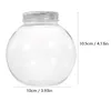 Storage Bottles Christmas Candy Jar Juice Ball Shaped Treats Plastic Party Packaging Container