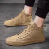 Fitness Shoes Men Casual Trainers Breathable Man Trendy Tenis For Canvas High-Top Flat Board Shoe Fashion Sneakers