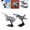 1 641 100 Scale F-16J15 Airplane Plane Model Diecast Alloy Airplane Aircraft Model for Kids Adults--About 22x15x6cm 240417