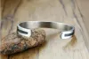 Brins 10pcs / lot bracelet bracelet en acier inoxydable om ohm aum hindu indien bracelet bracelet 8 mm hommes à moitié ouverte bijoux en gros