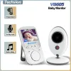 Aparat VB605 bezprzewodowy LCD wideo Audio Monitor Baby Radio Niania Muzyka Intercom Ir 24h Przenośna kamera dziecięca Baby Walkie talkie opiekunka