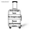 Tillbehör Anpassa din bild / namn / logotypbagage Cover Suitcase Protective Cover Elastic Antidust Case Cover för 1832 tum vagn