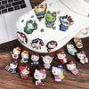 32Colors Girls Sweet Cats Animals Anime Charms Wholesale Childhood Memories Game Rolig present Cartoon Charms Shoe Accessories PVC Decoration Buckle Soft Rubber Clog