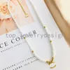 Perle Chains Designer Collier Design Brand LETTER PENDANT 18K GOLD EN ACIELLE EN CONDUCTION NECHALCES Men Femmes Diamond Choker Brithday Party Bijoux Gift