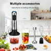 Mixers 4in1 Handmixer Elektrische roestvrijstalen onderdompeling Blender Keuken High Power 1500W BRANG MIXER MET BOLL FODE Crusher