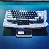 キーボードV200ゲーミングキーボード68Keys人間工学に基づいたRGBバックライトエルゴノミックメカニカルキーパッド