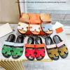 H Zwart Witte Sandaal Tazz Slipper Flip Flop Designer Casual schoenen Luxurys Summer Beach Flat Heel Sliders Lederen schoen