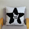 Pillow Guitar Music Band Imprimés d'oreiller Retro Rocks Rocks Covers Covers Home Sofa Decor Peelowlip For Musician Gift