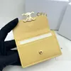 Porte-cartes de concepteur de luxe de qualité supérieure mini portefeuille authentique en cuir gy avec boîte à banc de mode Fashion Femmes hommes sac à main pour hommes