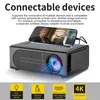 M200 Projector Mini portátil de alta qualidade Beamer Smartphone ao ar livre Smartphone com fio espelhado suportado Built in 5W Speaker 240419