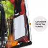 Сумки Crossborder PVC Clear Lunch Bag Регулируемая ремешок с передним отсека сетка карманная дикая местность