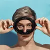 Scuba Free plongée Masque Full Face Masque anti-fuite à large vue Anti-Fog Masque de lunettes de baignade avec sangle réglable 240409