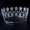 Jewelry Pageant Crowns Miss Beauty Crown Quanlity Rhinestone Tiaras Bridal Wedding Hair Jewelry Accessories Adjustable Headband mo232