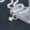 ネックレスYknrbph 2023 Nwest Real Fraphwater Pearl Necklace for Women