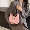 leftside PU Leather Small Sier Handbag Shoulder Bag for Women Lady 2024 New Korean Fi Bow Design Crossbody Bag e3Ou#