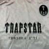 Trapstar T-shirt Jersey Trapstar Trendy American 22: e broderad tröja t-shirt Ny dubbelsidig tryckt sommar andningsbar topp korta ärmar