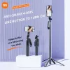 Fästen Xiaomi Selfie Stick Bluetooth Remote Control Stabilizer Bracket Handheld Pan Tilt Camera Mobiltelefon live streaming quadpod