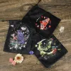 Bags Velvet Tarot Bag Butterfly Printed Dice Bag Animal Crystal Stone Jewelry Drawstring Fabric Pouch Tarot Cards Storage Bag Gift