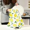 Serviette 4 emballage Fruit Imprimé ménage Nettoyage Cuisine Absorbant Soft Dish Fast Séchage Disc réutilisable Hand