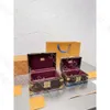 화장품 케이스 보석 상자 Coffret Polyvalent 디자이너 Louiseviutionbag Volt Leather Watch Box 8 Mens 시계 주최자 보석 저장 상자 패션 884