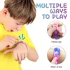 Декомпрессионная игрушка 32pcs Pop Bracelet Fidget Toy Pack набор носимых браслетов Fidget Pusm Suping Bubble Sensory Toys для детей взрослых T240422