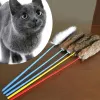 Toys 1pc long lapin Hair Stroke Stick Funny Cat Stick chaton jouet chat Cat Plume bague teaser Rod chien jouez pour animaux de compagnie