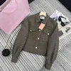 Two Piece Dress Designer Early spring new Miu Nanyou Gaoding fashionable style shirt lapel jacket+A-line skirt set G438