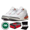 With Box Basketball shoes for mens womens Green Glow Fear White Midnight Navy Black Cement men trainers sports sneakers