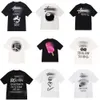 Stusssy Shirt Study Shird Mens Womens Sy Tシャツデザイナーブラック8シャツ