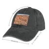 Berets Badlands National Park Cowboy Hat Sunhat Black Kids Brand Man Man Cap Women's 2024 Мужские