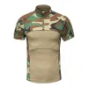 Schuhe Militär T -Shirt Herren Kurzarm Tarn Taktikhemd Männliche Schwattenjagd Kampf Multicam Camo Kurzarm T -Shirt