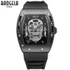 Baogra Baogela Skull Hollow Men's Wine Bucket Waterproof Sports Quartz Internet Red Watch