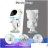 SMART PROJECTORS Groothandel Star Projector Galaxy Night Light Astronaut met externe/timer sterrenhemel Neba plafond LED LAMP Kids Room Decor Dhiag