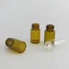 Bottiglie di stoccaggio 100pcs 3 ml di valori di bottiglie di gocce di vetro carini fiale con pipetta per olio essenziale di profumo cosmetico Piepette